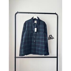 NWT Zadig & Voltaire Tartan Wool Shirt Jacket